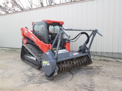 kubota skid steer with mulcher for sale|kubota mulcher attachments for tractors.